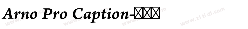 Arno Pro Caption字体转换